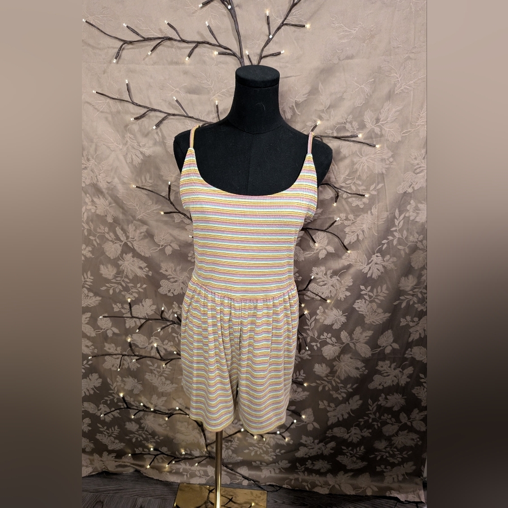 Wild Fable Striped Romper, Size L, EUC!